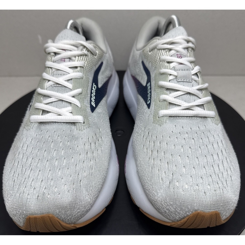 Brooks Ghost 16 White Blue Light Grey Women's Size 10.5 D Running Walking Shoes - Picture 2 of 12